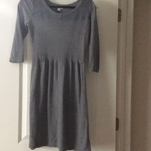 Gray sequin dress